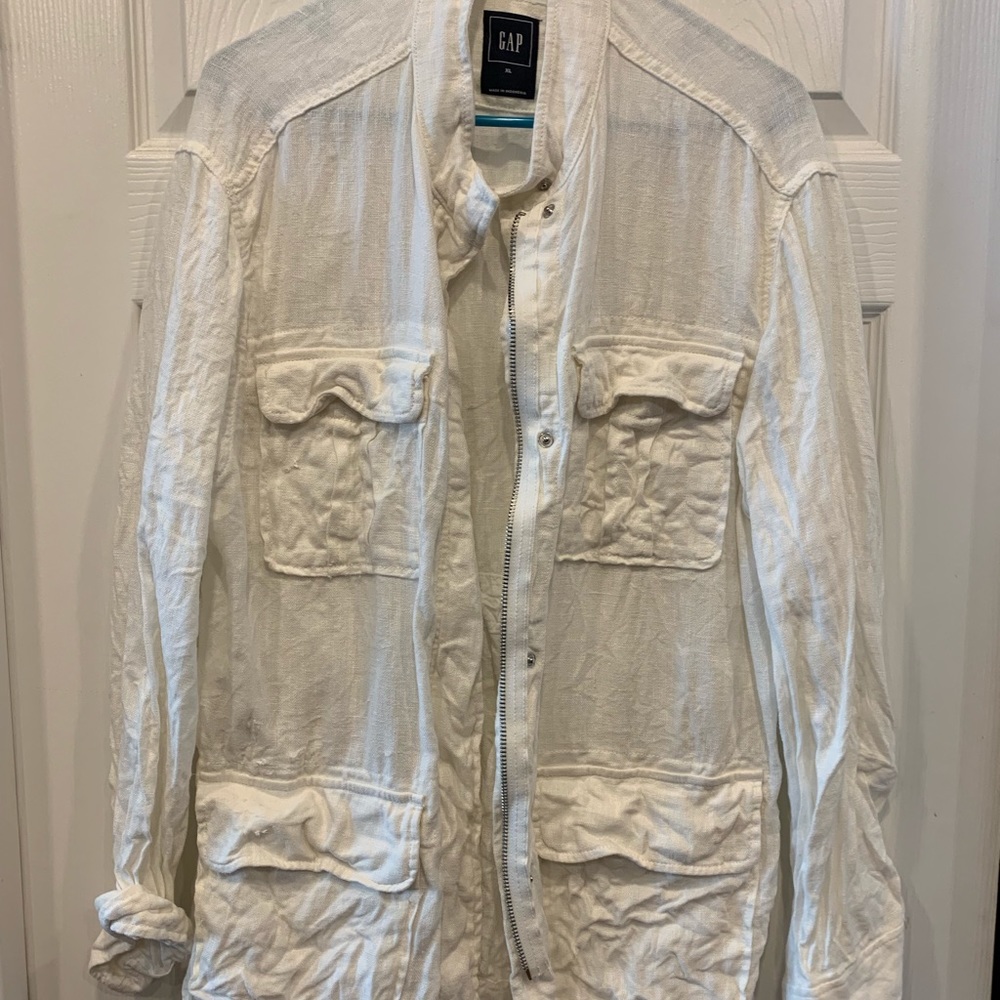 GAP Linen White Jacket